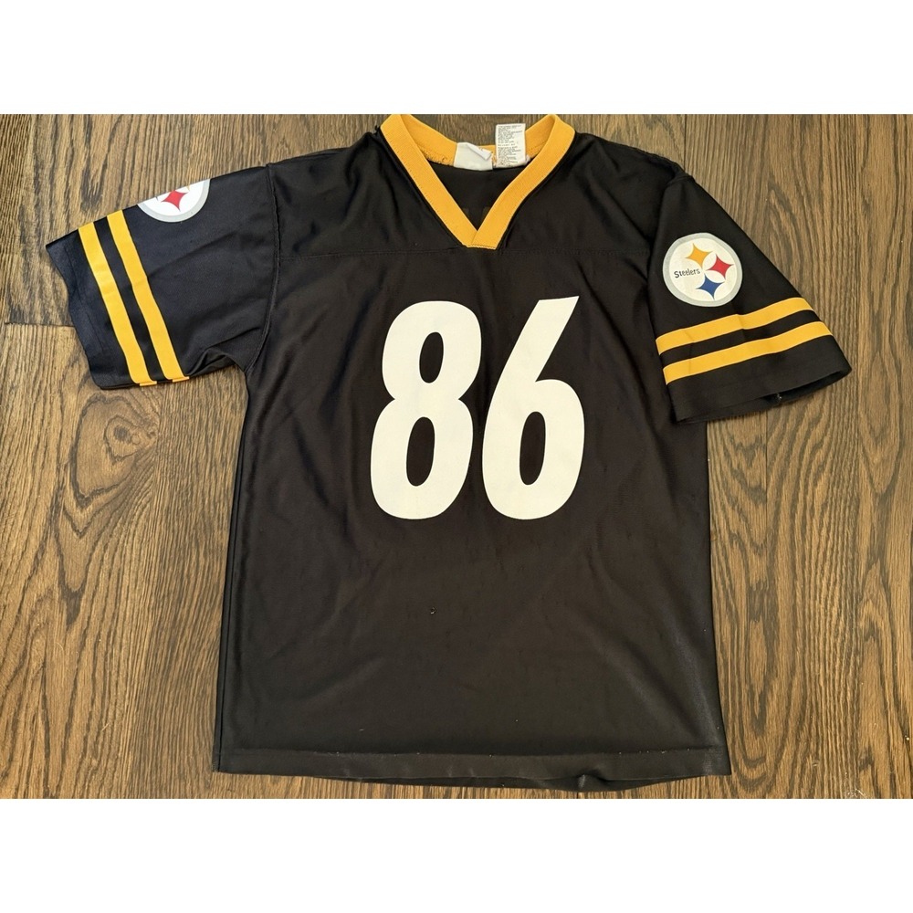 NFL Pittsburgh Steelers Hines Ward #86 Football Jersey Black Youth L (14-16)
